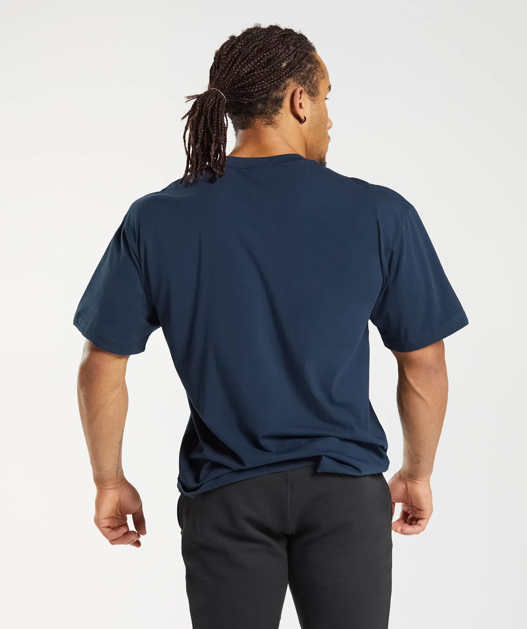 Gymshark Apollo Oversized T-Shirt - Navy