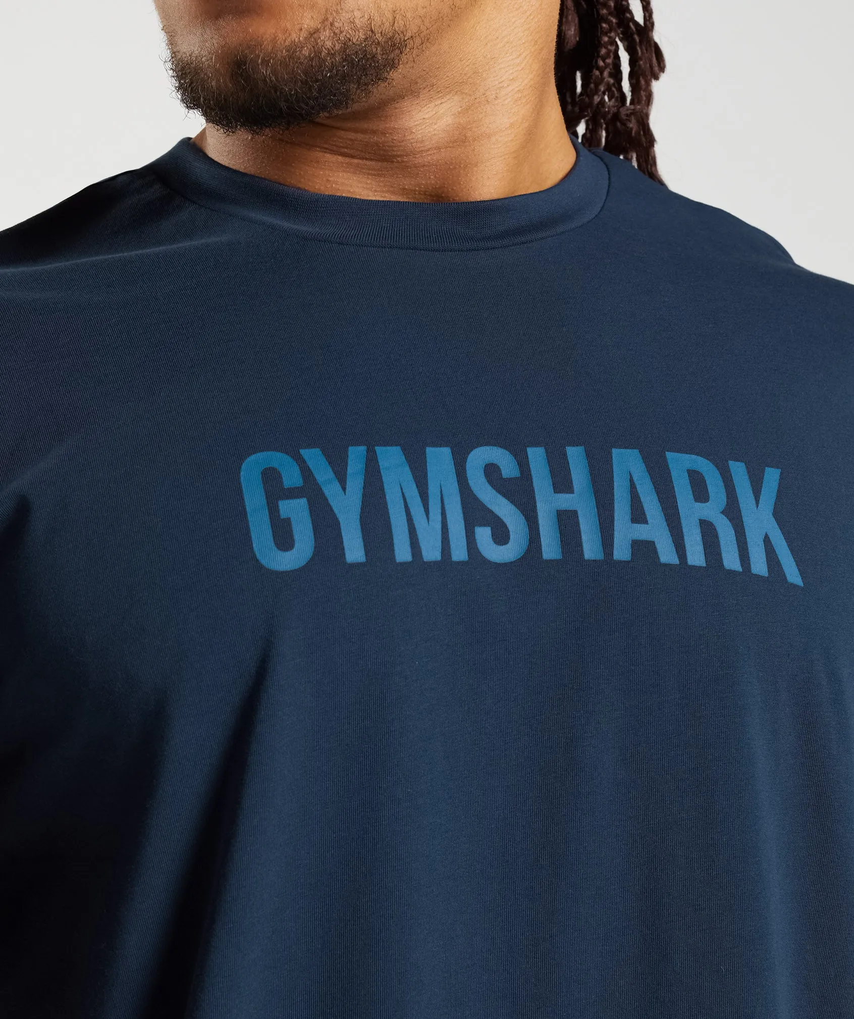 Gymshark Apollo Oversized T-Shirt - Navy