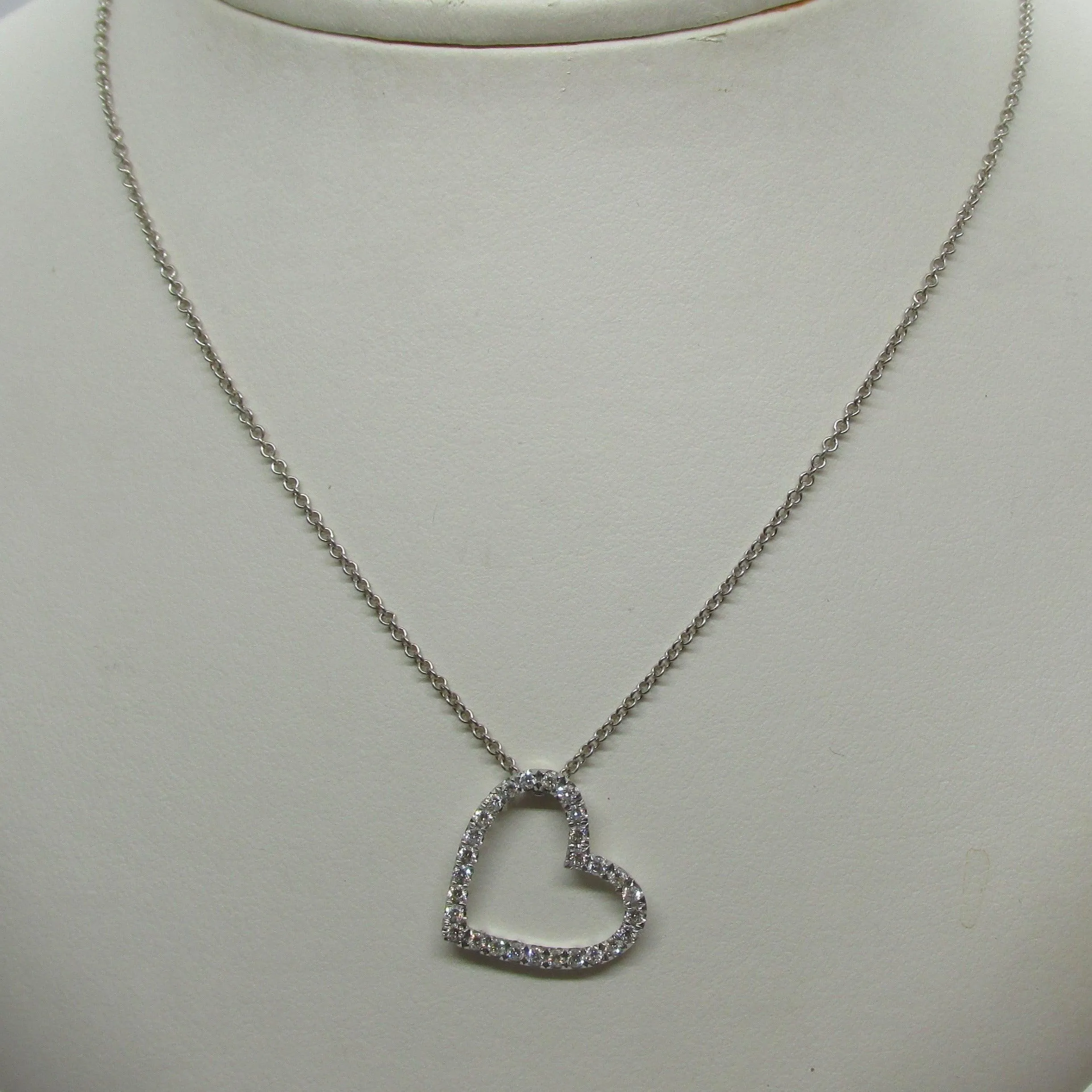 Heart Diamond Pendant in 14k Gold