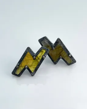 Heather Guidero Lightening Bolt Earrings