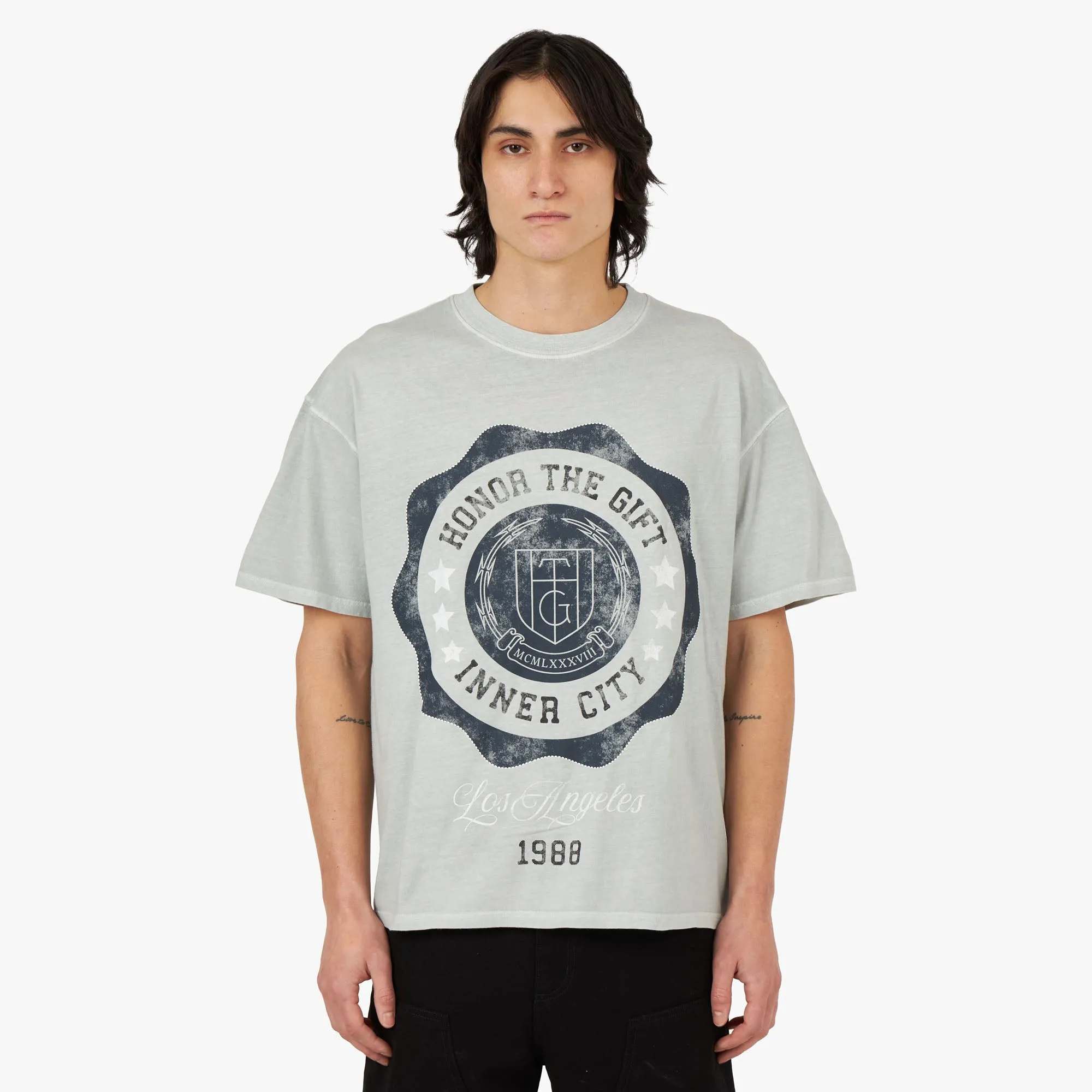 Honor The Gift HTG Seal Logo T-Shirt / Stone