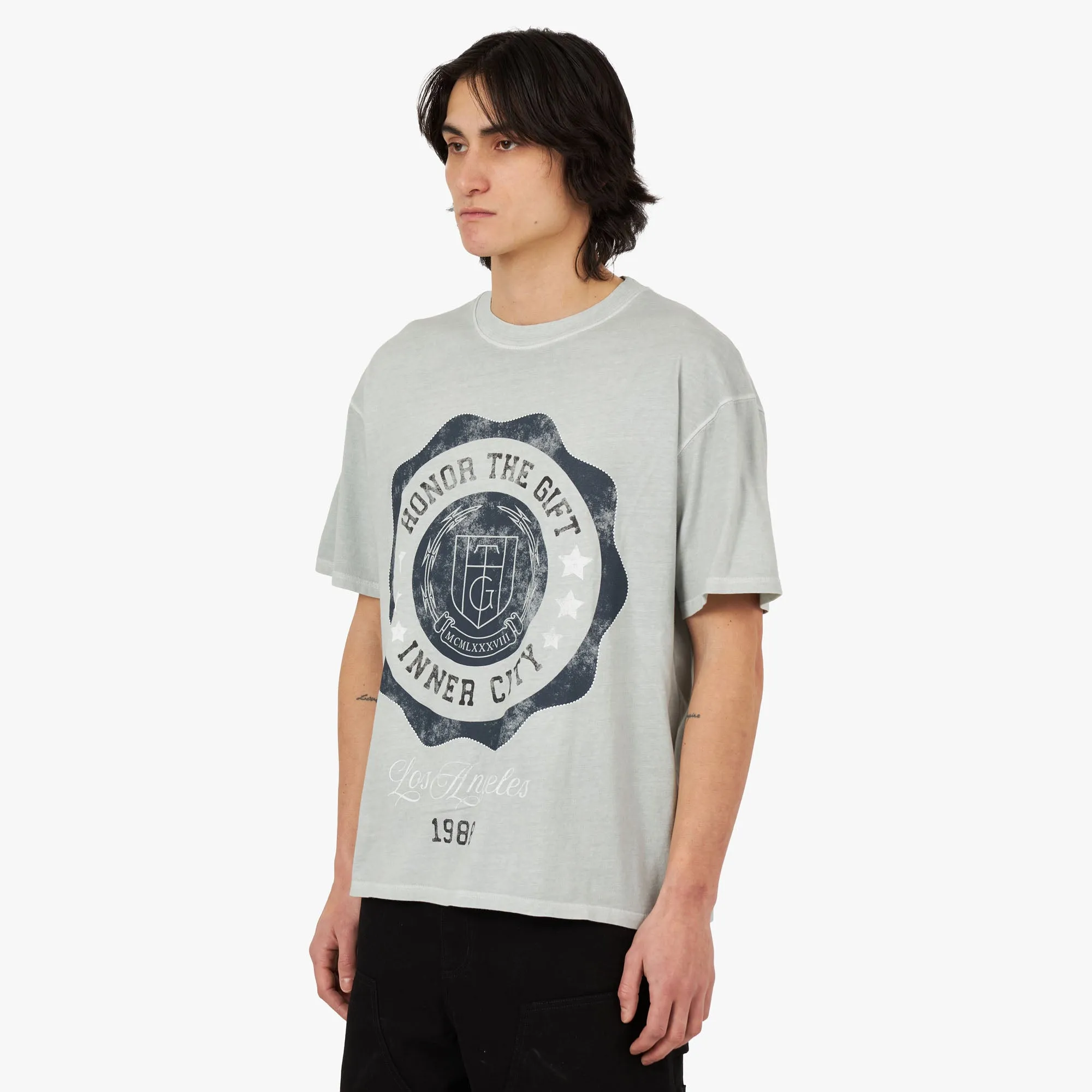 Honor The Gift HTG Seal Logo T-Shirt / Stone