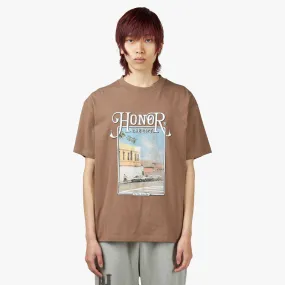 Honor The Gift Our Block  T-Shirt / Brown