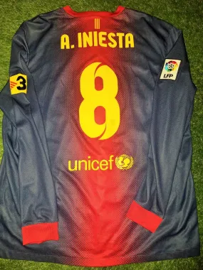 Iniesta Barcelona 2012 2013 Jersey Shirt Camiseta Maglia XL 478324-410