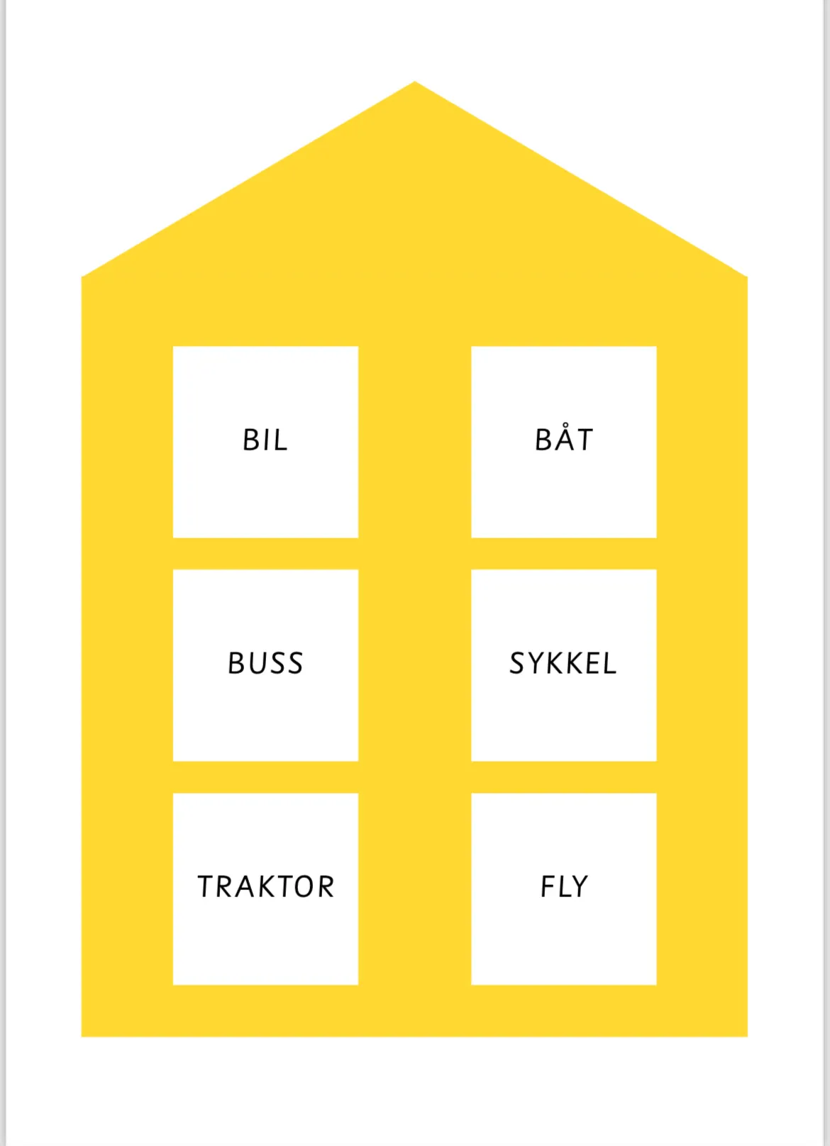 Jeg er skolestarter - språk