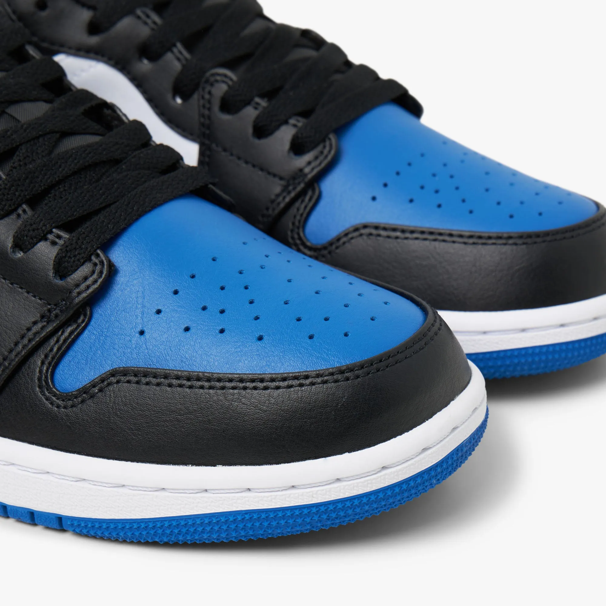 Jordan 1 Low White / Royal Blue - Black