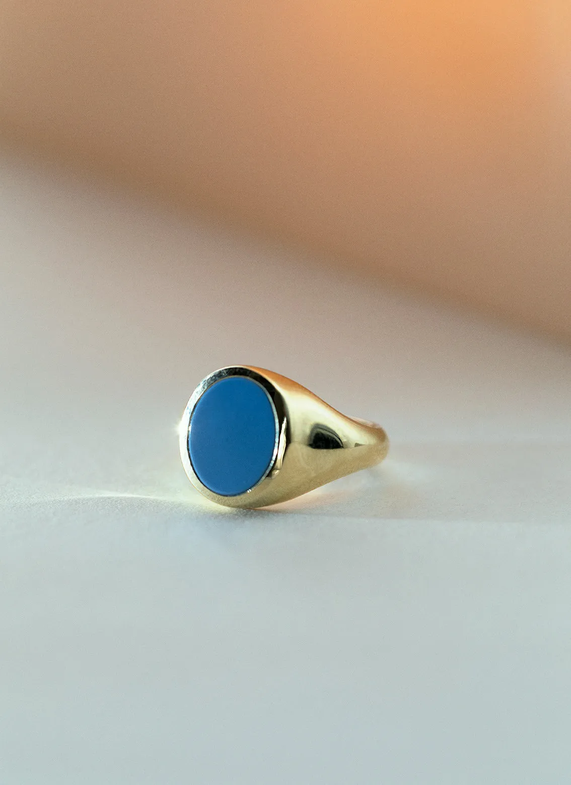 Kiki signet ring 14k gold