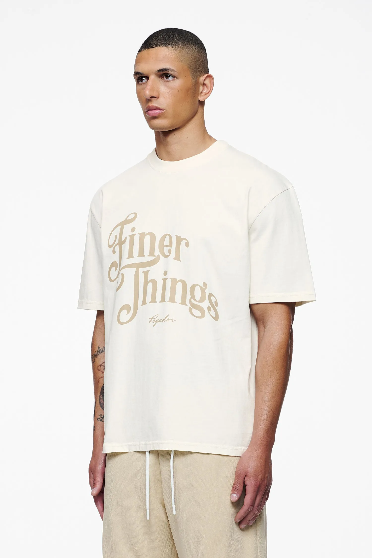 Kirk Oversized Tee Vintage Washed Unbleached