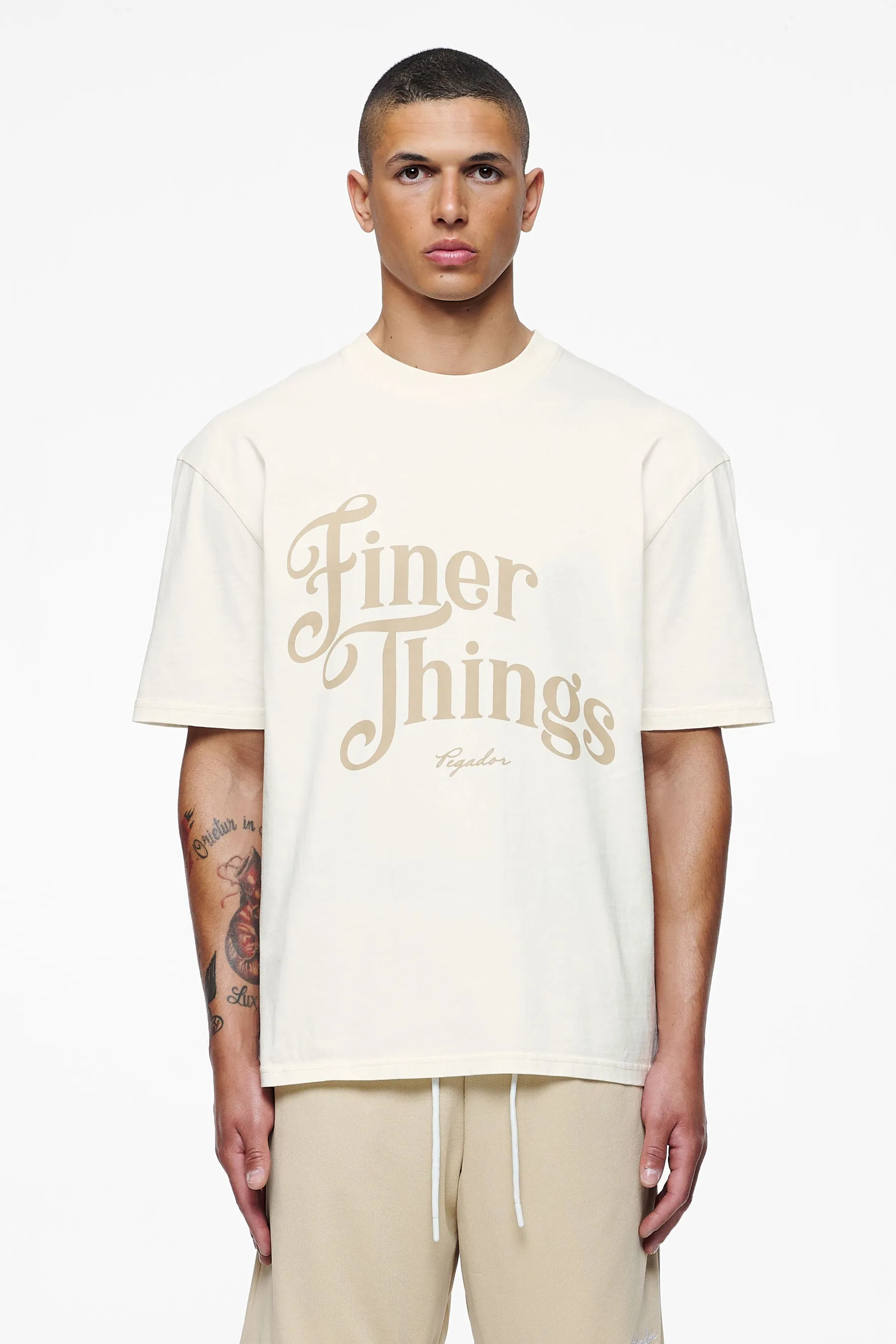 Kirk Oversized Tee Vintage Washed Unbleached