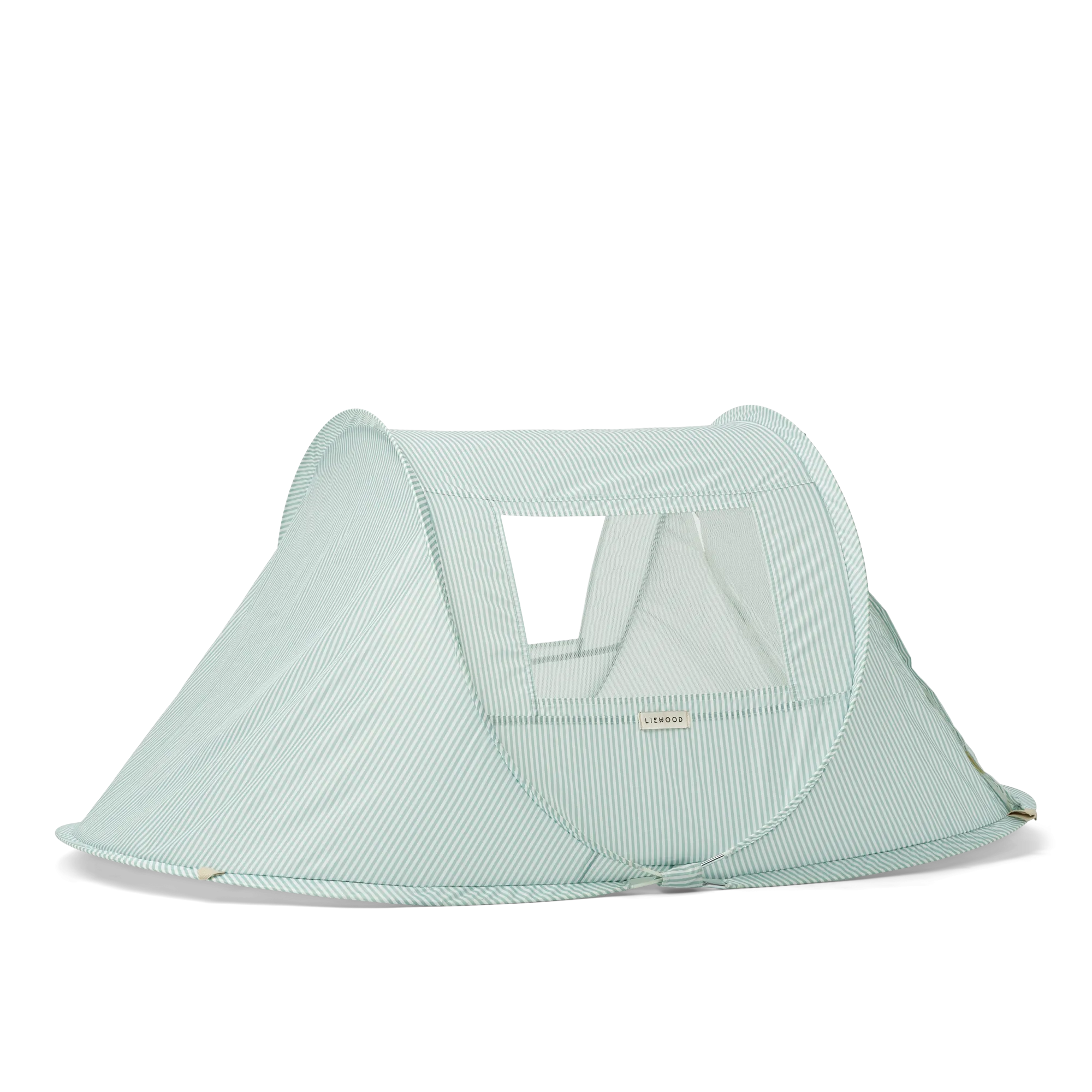 Liewood Bjork Tent - Printed Stripe Ice blue/ Creme De La Creme