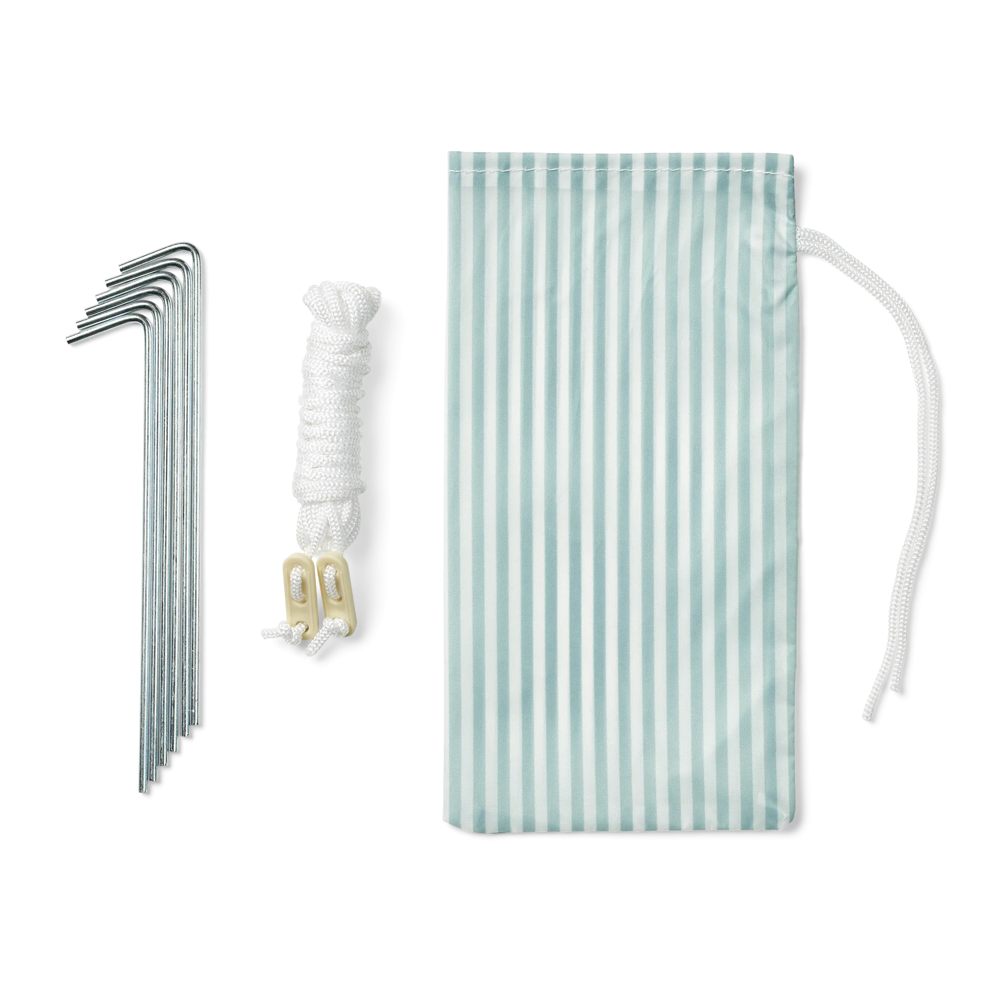 Liewood Bjork Tent - Printed Stripe Ice blue/ Creme De La Creme