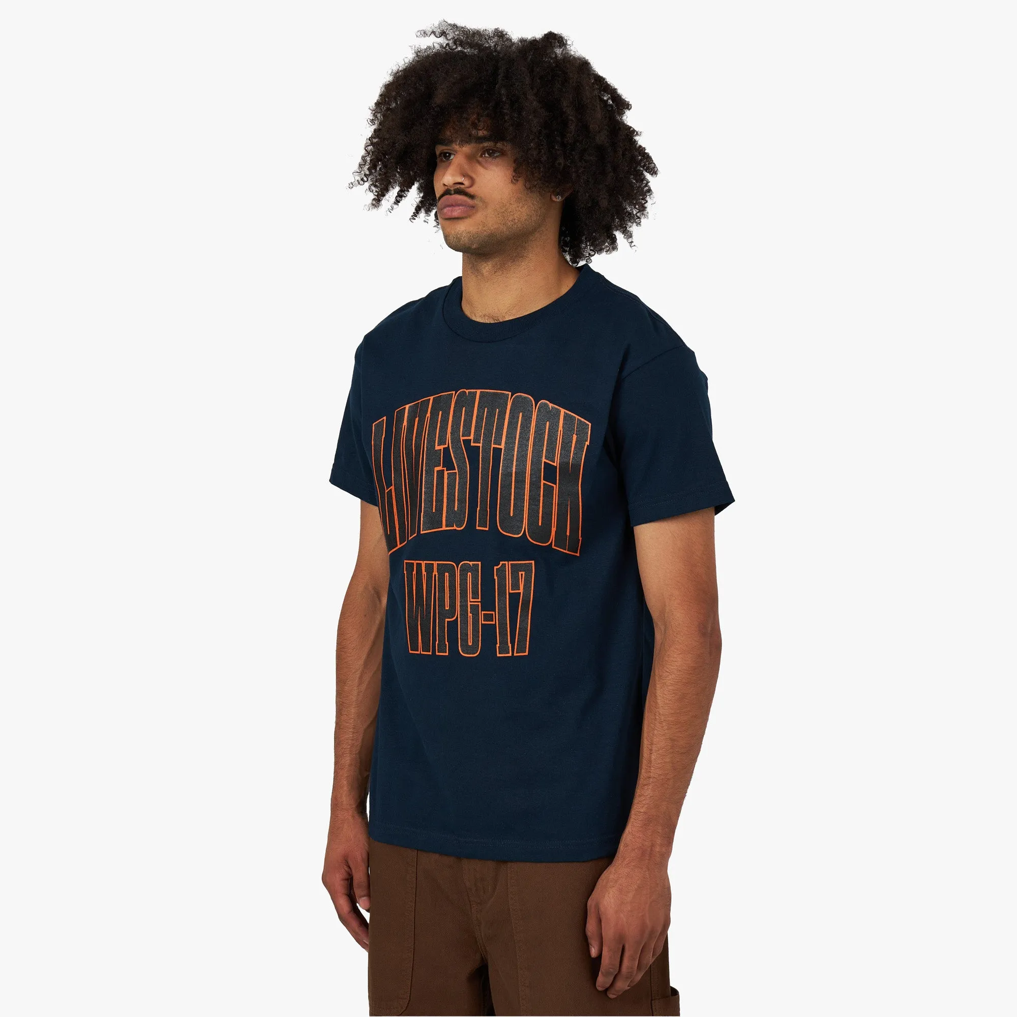 Livestock City T-shirt Winnipeg / Navy