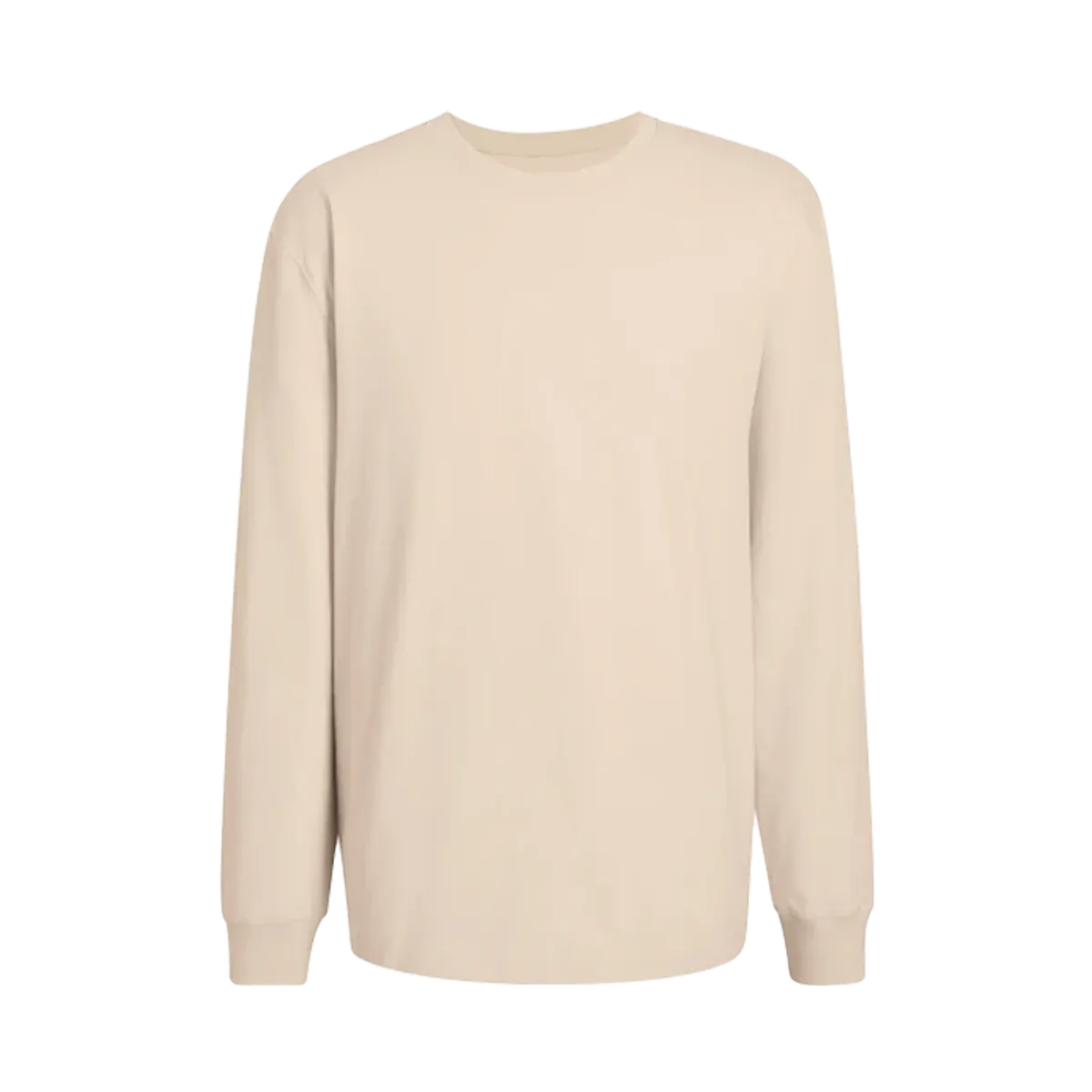 Long Sleeve Boxy Tee | Bone