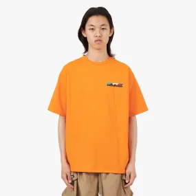 Manastash Re:Poly Scheme Logo T-shirt / Orange