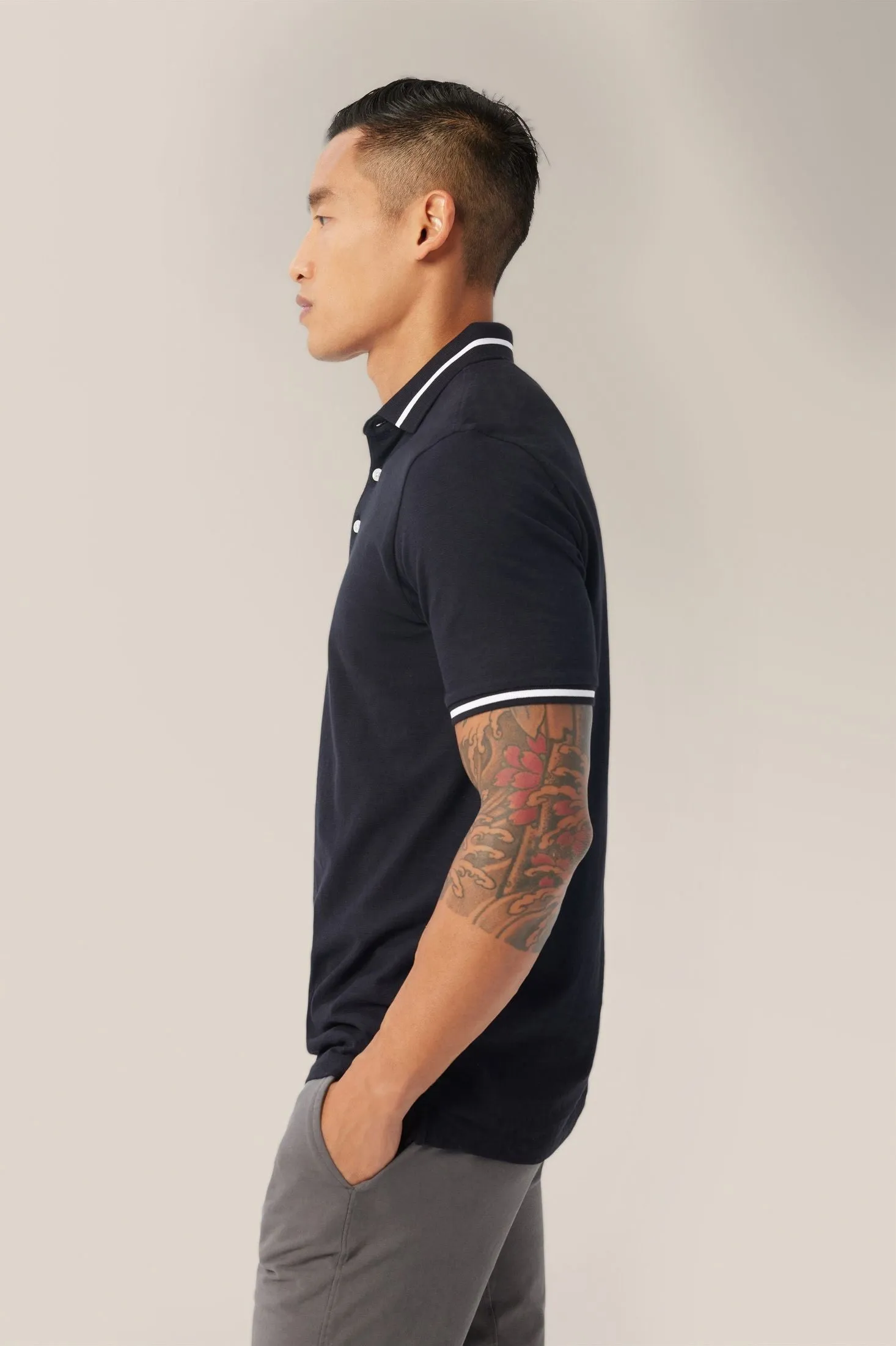 Match Point Polo | Soft Slub Jersey