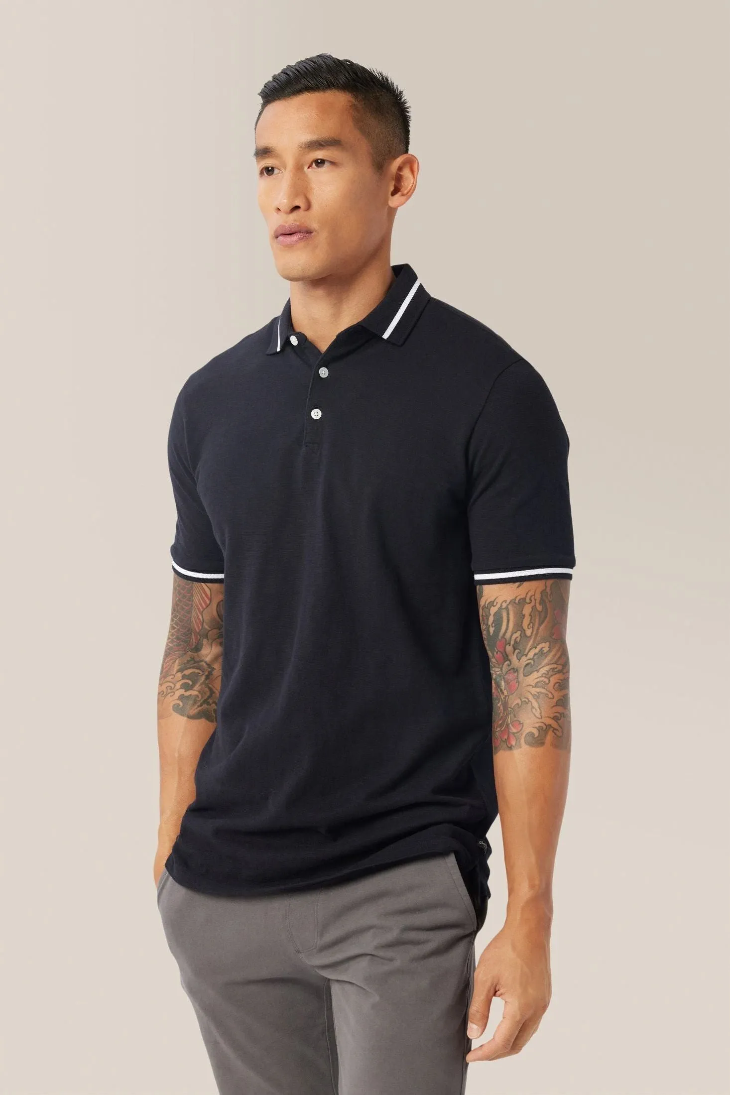 Match Point Polo | Soft Slub Jersey