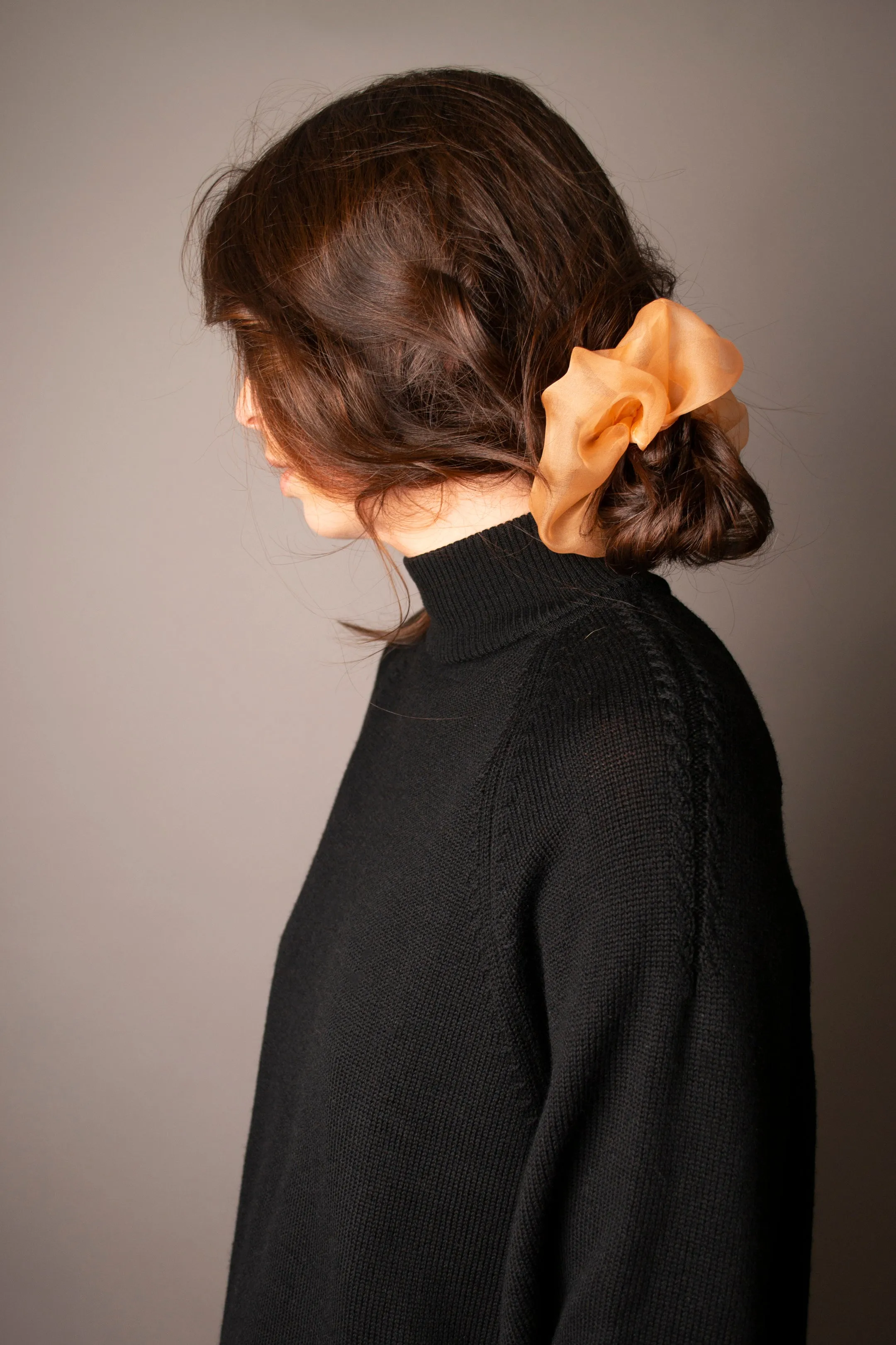 Mini Scrunchie Organza Marigold