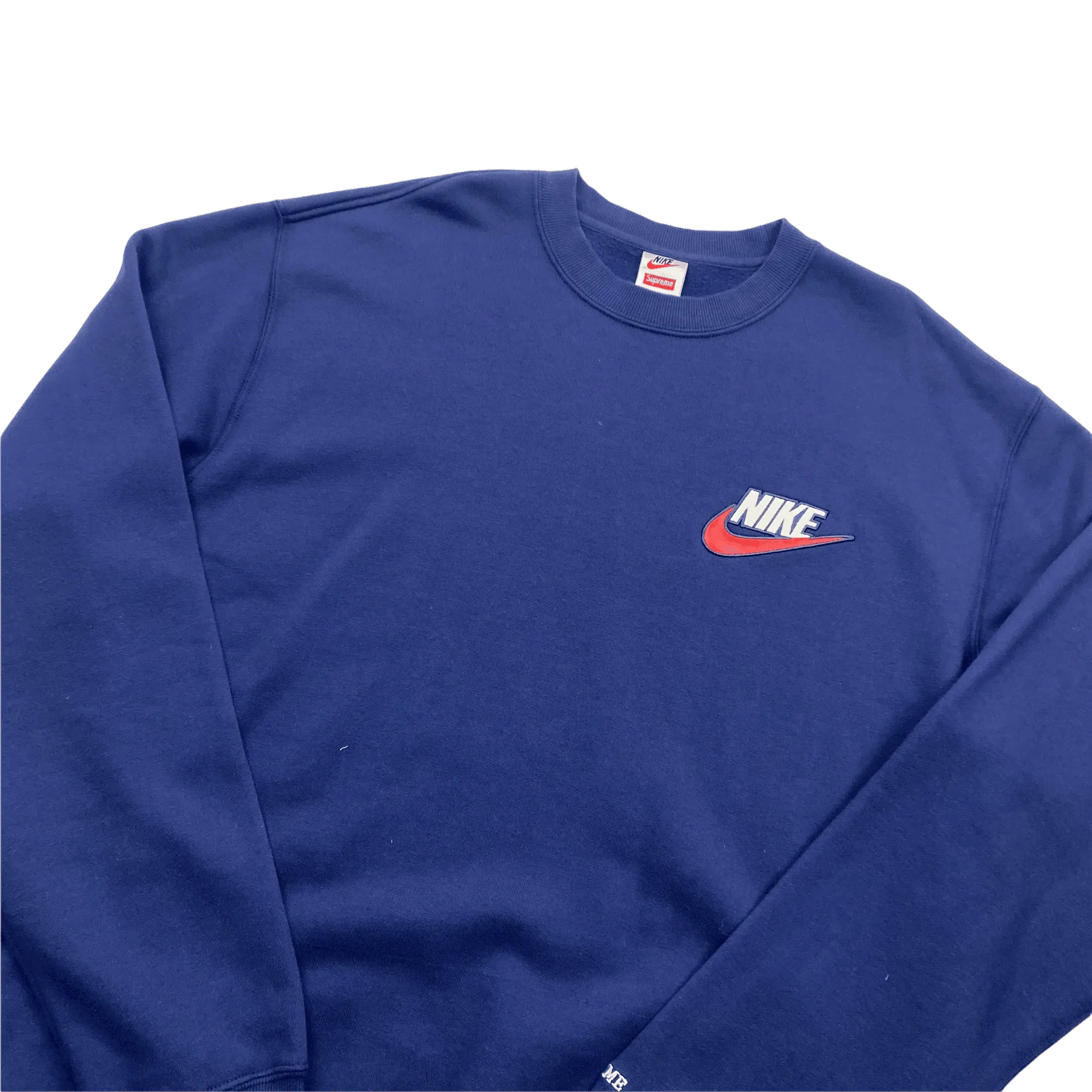 Navy Blue Nike x Supreme Sweatshirt - Extra Large