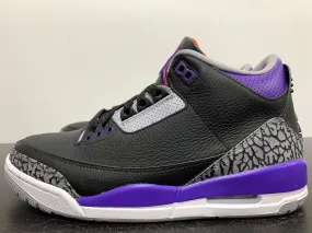 Nike Air Jordan 3 Black Court Purple