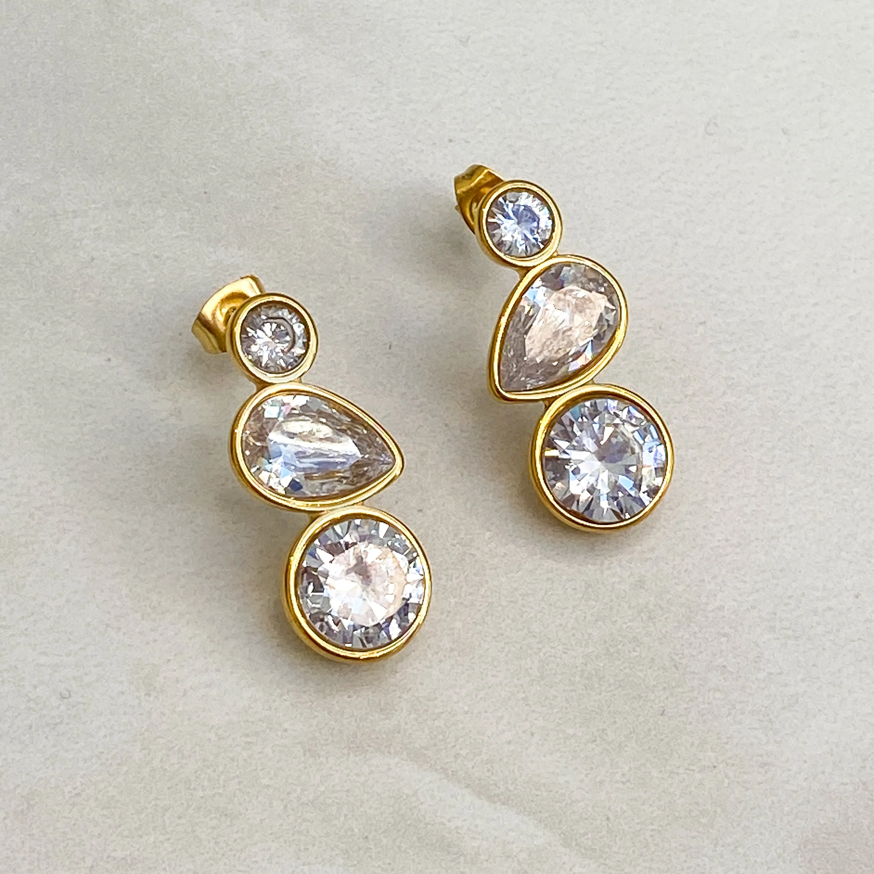 PAIGE Crystal Drop Earrings