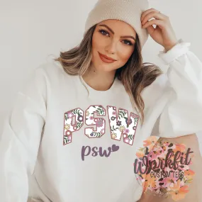 PSW floral Crewneck