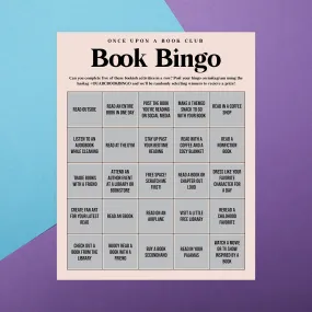 Secrets of the Sea - Book Bingo Card