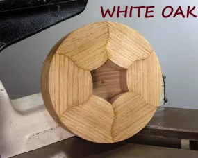 Segmented Bowl Blank for Woodturning, 6.5 x 2