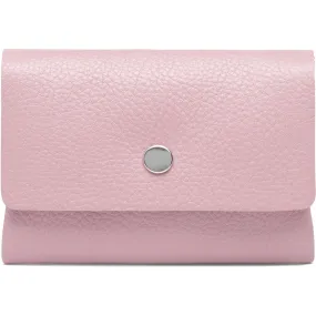 Small wallet/credit card holder in soft leather / 16040 - Dusty Rose