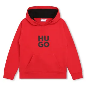 Sudadera o sweter para nio y teens roja HUGO