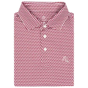 The Hushpuppy | Performance Polo | The Hushpuppy - Maroon/White - SC