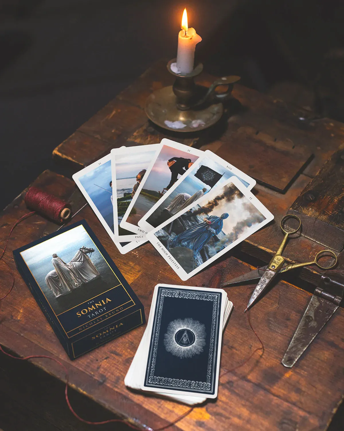 The Somnia Tarot by Nicolas Bruno _ Tarot Deck   Companion Book