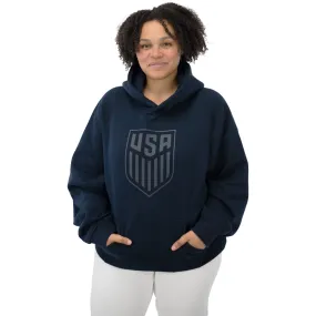 Unisex USA Statement Navy Tonal Hoodie