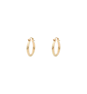 Utopic Hoop Earrings 14K