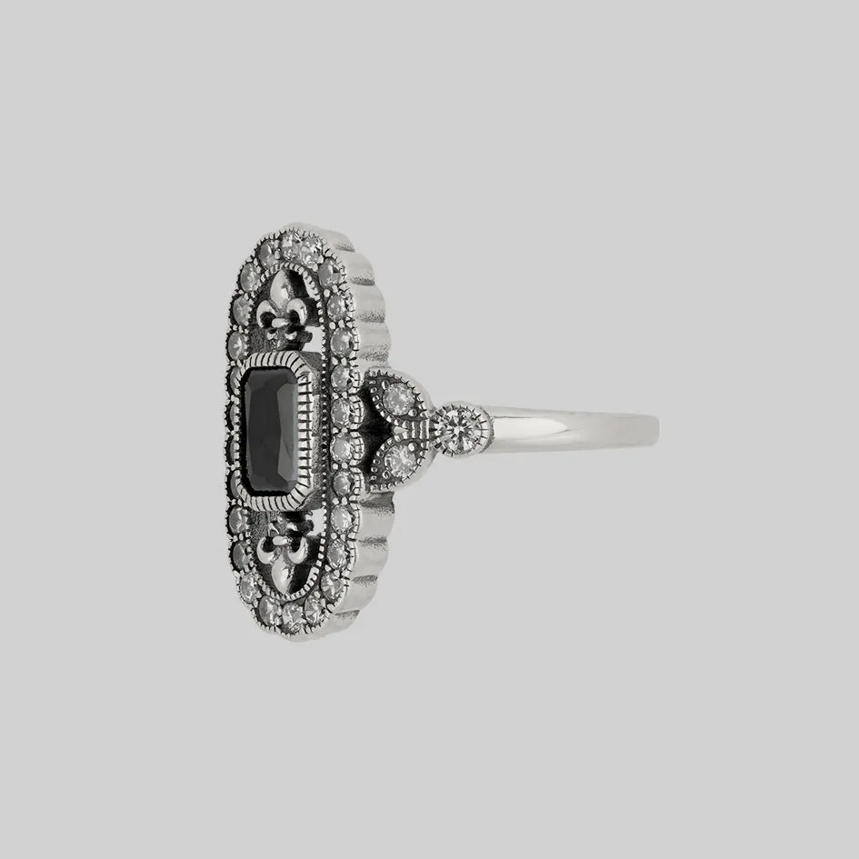 VANYA. Vampesque Black Onyx Ring - Silver