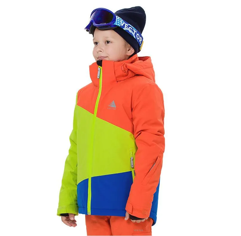 VECTOR Windproof Performance Snowboard Ski Jacket For Boys